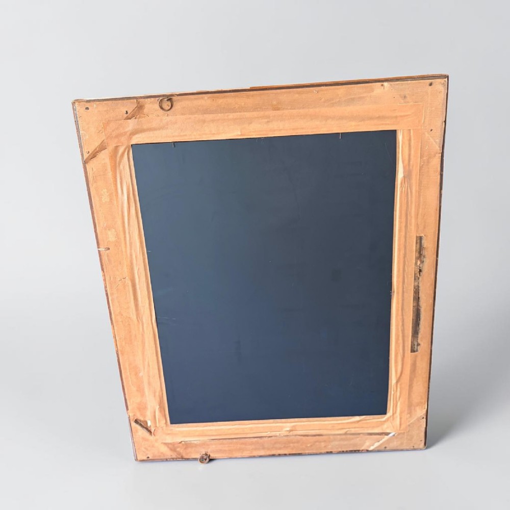 A rectangular William IV wall mirror featuring a wide birds eye maple veneer frame with a narrow gilded inner border. View III