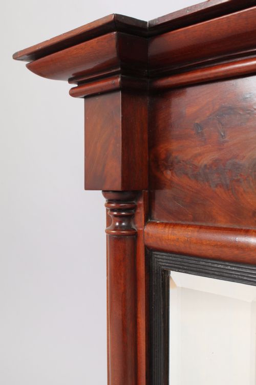 fig 1. William IV Period Mahogany Overmantel Mirror