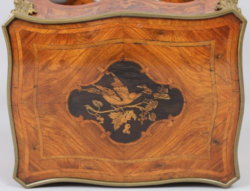 fig 1. Mid Nineteenth Century French Kingwood and Marquetry Table