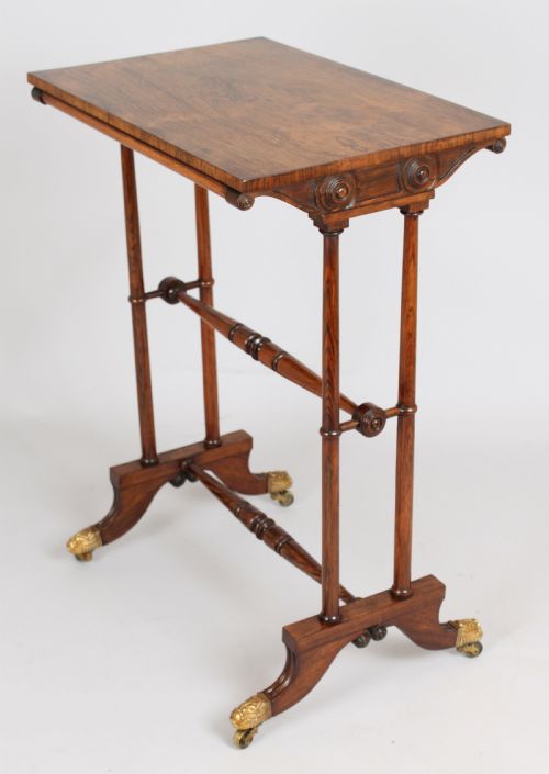 Fine and Rare George IV Period Rosewood Occasional Table