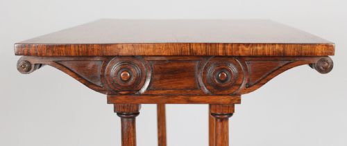 fig 1. Fine and Rare George IV Period Rosewood Occasional Table