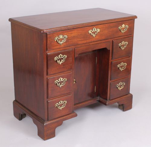fig 2. George II Period Mahogany Kneehole Dressing-table