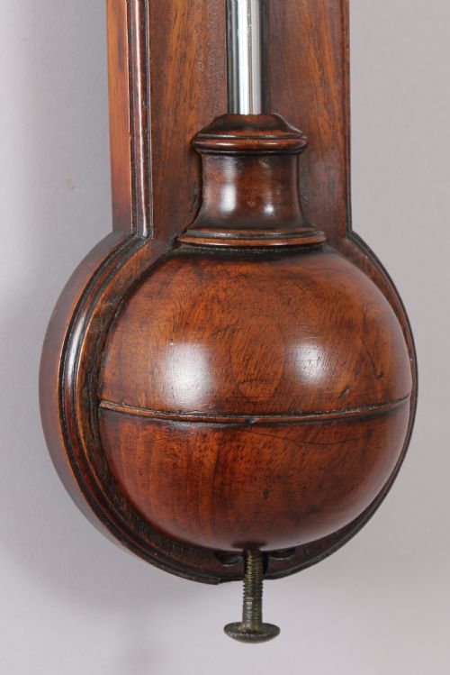 EARLY 19TH CENTURY MAHOGANY STICK BAROMETER BY MALACRIDA OF DUBLIN - ADDITIONAL PHOTO 2