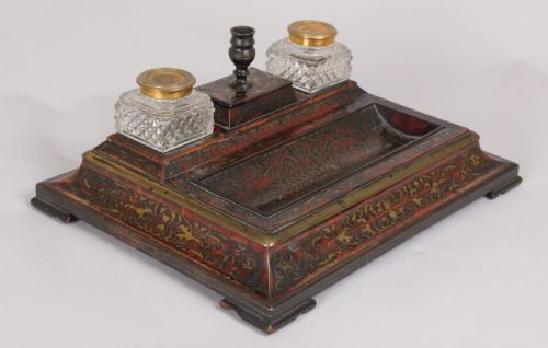 Fine Regency Period Boulle Standish