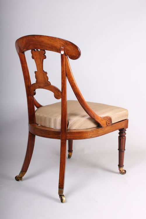 fig 1. William IV rosewood arm-chair