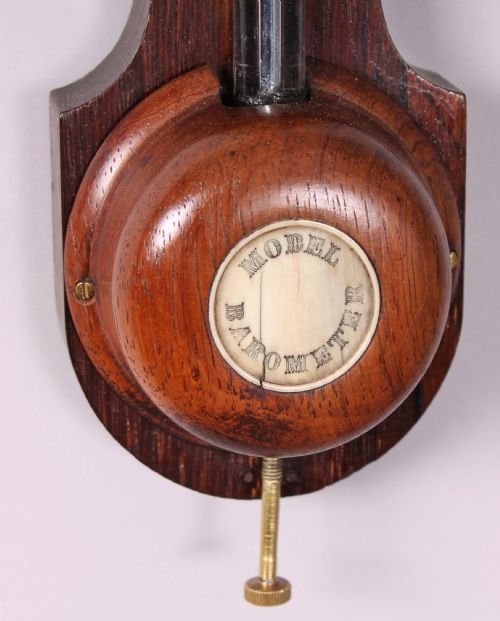 EARLY 19TH CENTURY ROSEWOOD STICK BAROMETER BY CORTI OF EXETER - ADDITIONAL PHOTO 3
