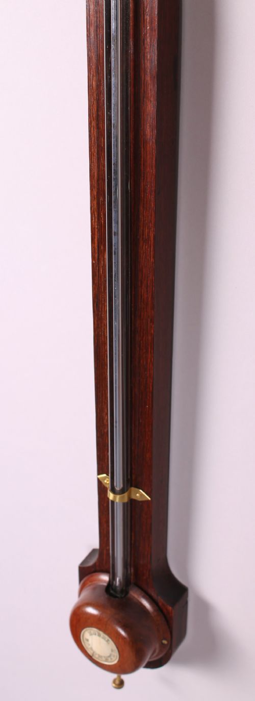 EARLY 19TH CENTURY ROSEWOOD STICK BAROMETER BY CORTI OF EXETER - ADDITIONAL PHOTO 4