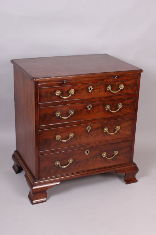 Fine George III Period Mahogany Chest-of-drawers of Unusually Small Proportions