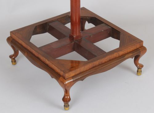 fig 1. High quality 1920s burr-walnut revolving bookcase