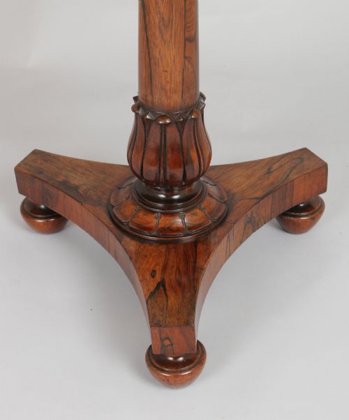 fig 1. Small George IV period rosewood drum-table