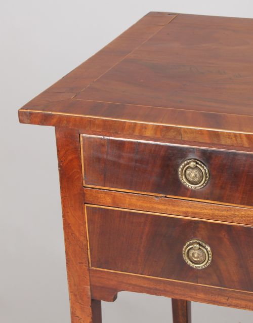 fig 1. George III period mahogany side-table