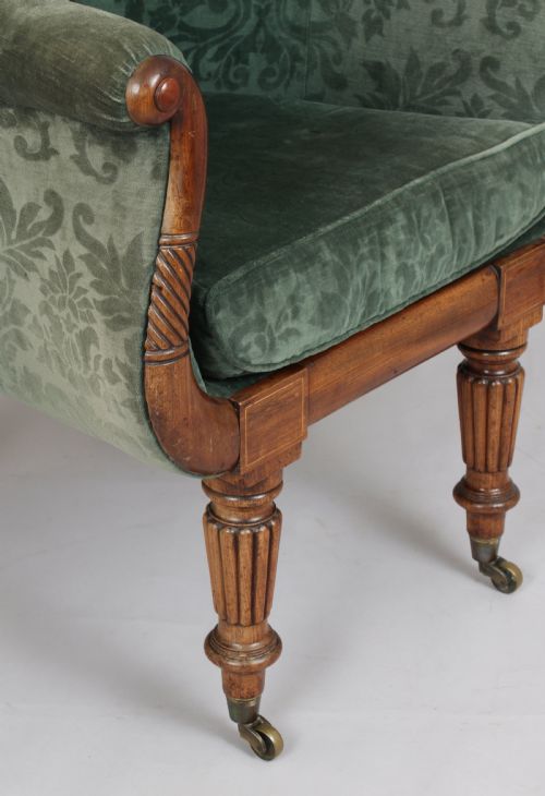 fig 1. William IV period tall-backed easy-chair