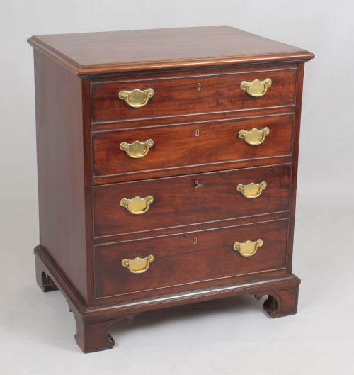 George III Period Mahogany Chest of Drawers Night-table