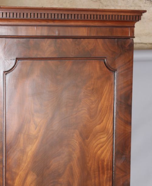 fig 1. George III mahogany clothes press