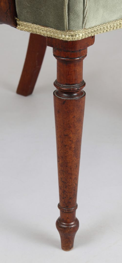 fig 1. Set of eight George III period mahogany dining-chairs