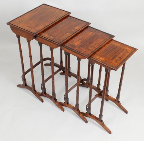 fig 1. Fine set of George III period quartetto tables