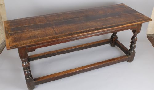 Fine Late 17th Century Oak Table of Good Rich Colour and Patina