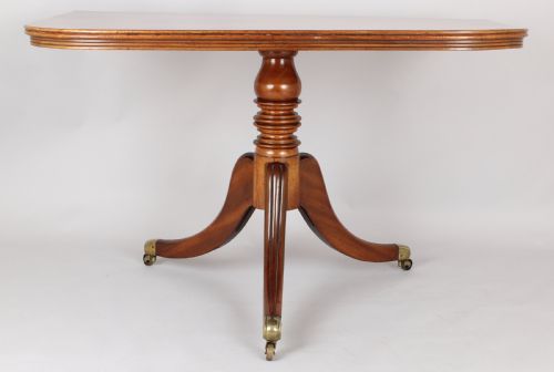 fig 1. George IV period mahogany twin-pedestal dining-table 