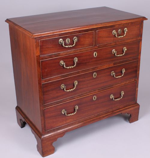 George III Period Mahogany Small Chest-of-drawers