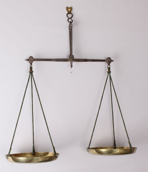 fig 1. Rare set of George III period balances