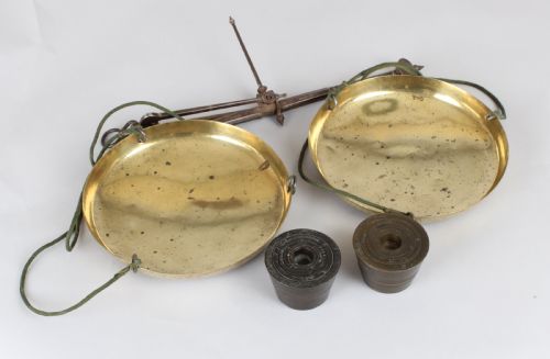 fig 2. Rare set of George III period balances