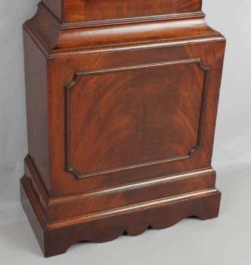 fig 2. George III period mahogany long-case clock by John Vidion of Faversham