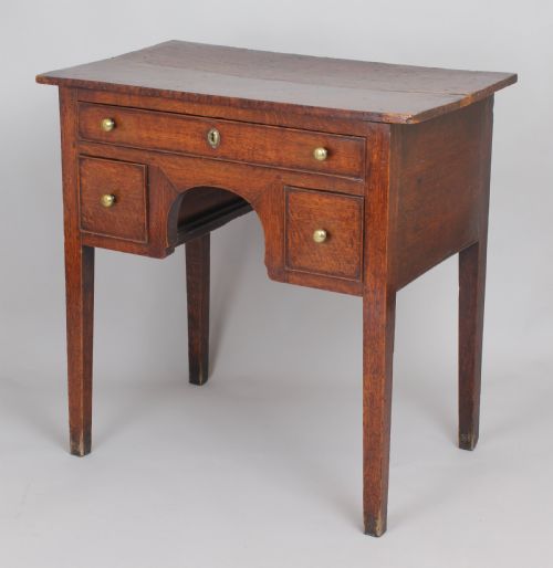 fig 1. George III period burr oak side-table