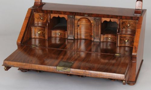 fig 1. Fine and rare Queen Anne period walnut dressing table mirror