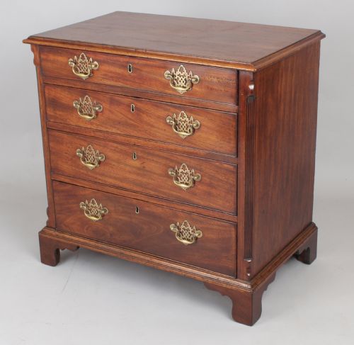 George III Period Small Mahogany Chest of Drawers