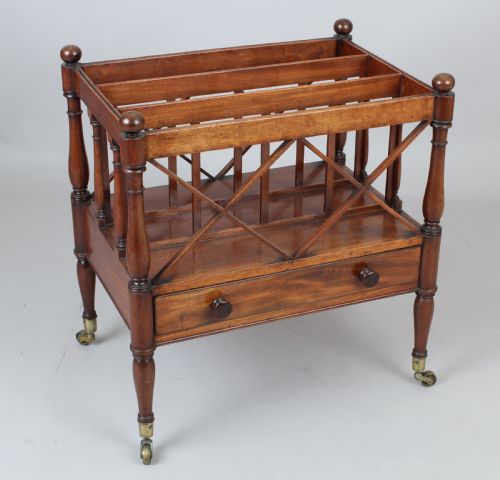 Exceptionally Fine Mahogany Canterbury