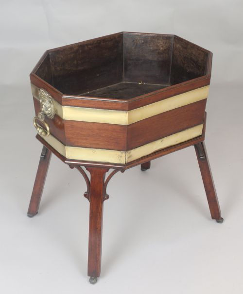 Fine George III Period Mahogany Wine-cooler