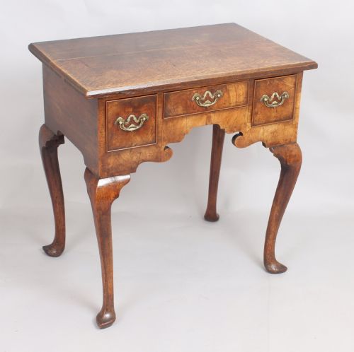 George II Period Walnut and Oak Lowboy