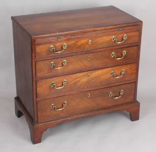 George III Period Mahogany Chest of Drawers Only 33" Wide