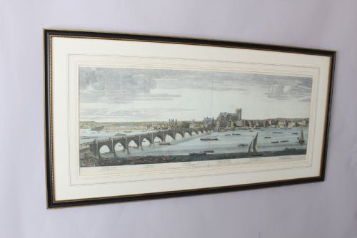 Rare Set of Five Panoramas of the River Thames by Samuel and Nathaniel Buck