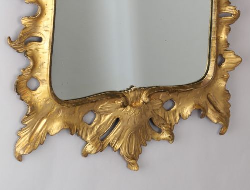 fig 1. George II/III period carved giltwood mirror