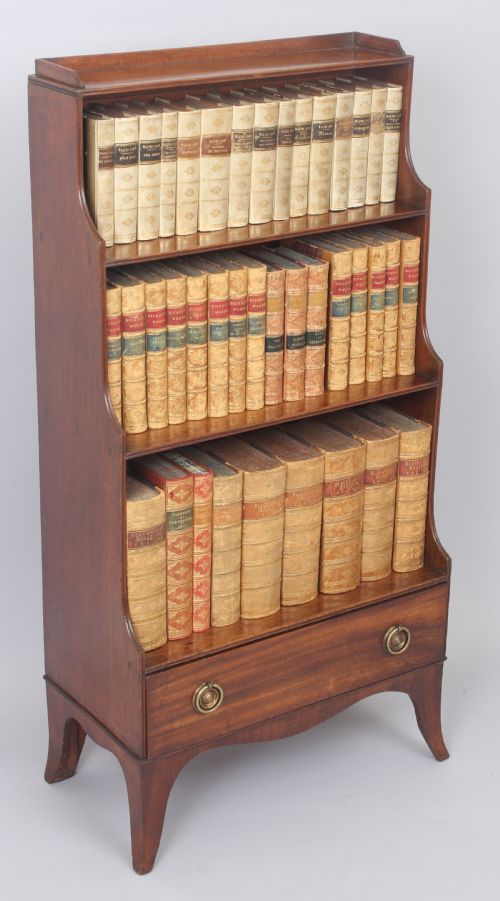 fig 1. Small open bookshelves