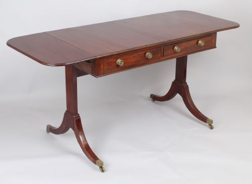 fig 1. Elegant Regency period mahogany sofa-table