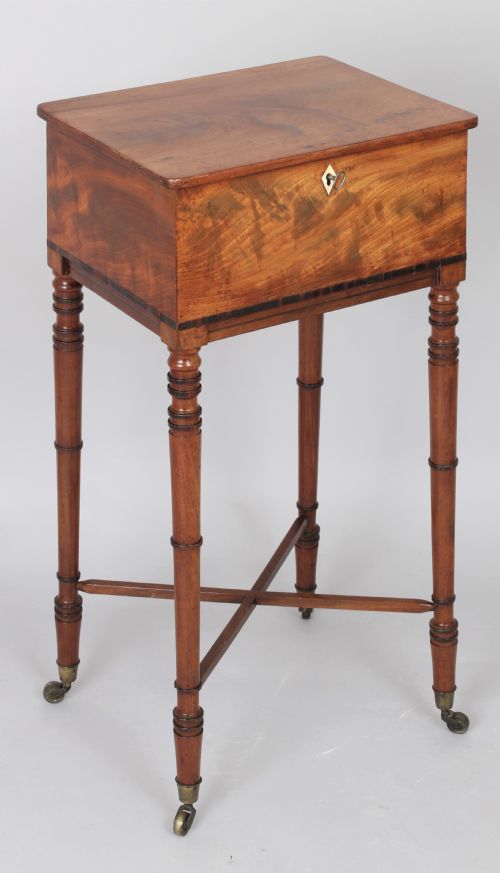 George III Period Mahogany Work-table