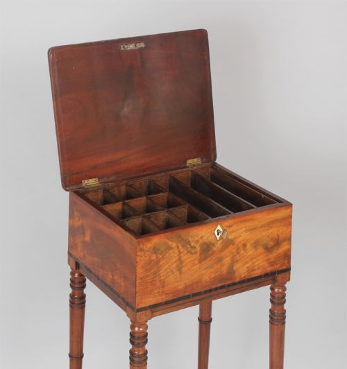 fig 1. George III period mahogany work-table