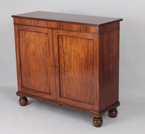 George III Period Mahogany Dwarf Side Cabinet