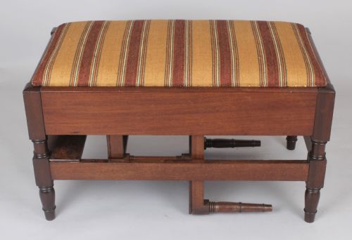 Rare Early 19th Century Mahogany Metamorphic Library Steps Stool