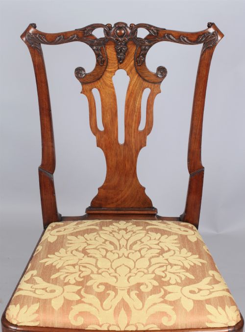 fig 1. Fine George II period walnut side chair