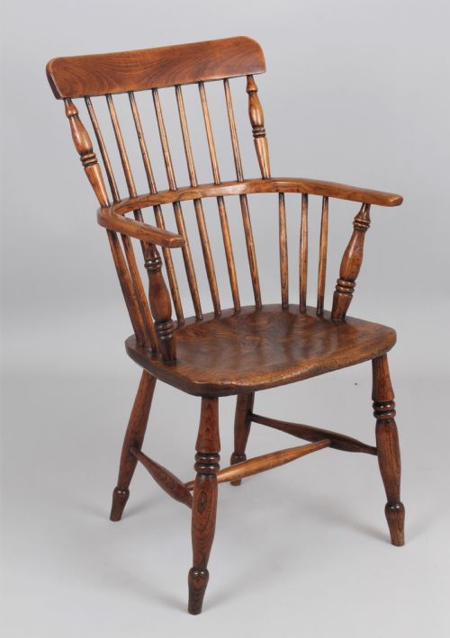 Ash and Elm Windsor Arm Chair