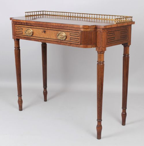 fig 1. Fine Regency period mahogany side, serving or console table
