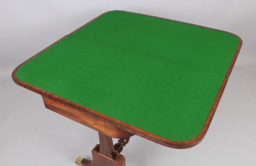 fig 1. Regency period mahogany card-table
