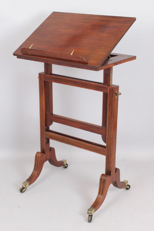 Regency Mahogany Adjustable Reading Table