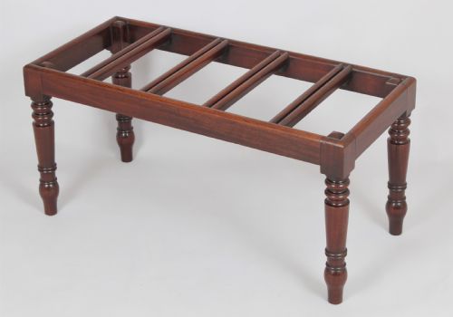 Very Fine Mahogany Luggage Stand
