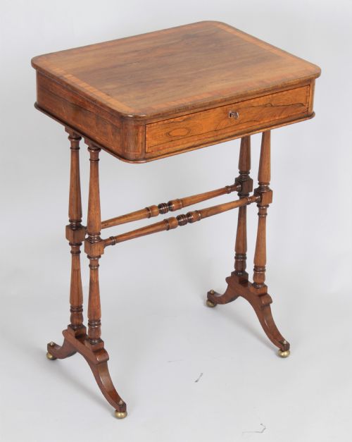 Elegant Rosewood Work Table
