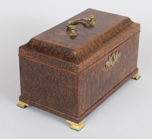 George III Period Snakewood Tea Caddy