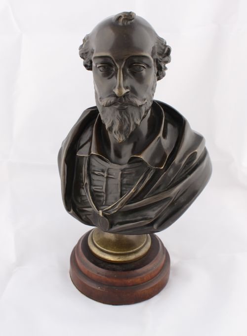 Bronze Bust of Shakespeare